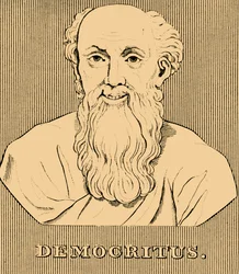Demokryt, ok. 460-370 p.n.e., 1830 r