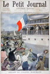 Wyjazd pułkownika Marchanda, Marsylia, 1900