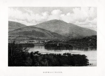 Derwentwater, Kraina Jezior, Kumbria, 1896