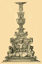 Projekt świecznika, XVI w., 1881 r.