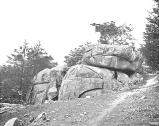 Devils Den, Gettysburg, Pensylwania, USA, ok. 1900.