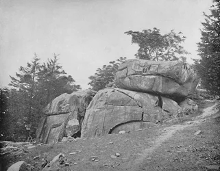 Devils Den, Gettysburg, Pensylwania, c1897.