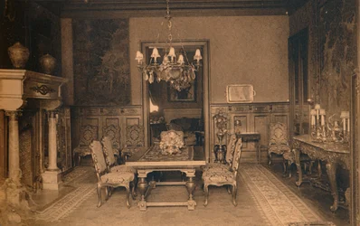 Jadalnia w ambasadzie kubańskiej w Brukseli, Belgia, 1927.