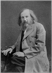 Dymitr Iwanowicz Mendelejew 1834-1907, rosyjski chemik, ok. 1900