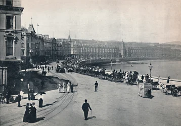 Douglas - Widok ogólny promenady, 1895