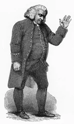 Dr Johnson, angielski literat, ok. 1780
