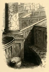 Dr Johnsons Pew w St. Clements, 1881.