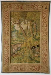Smocze jajka Gobelin, połowa XVII wieku.