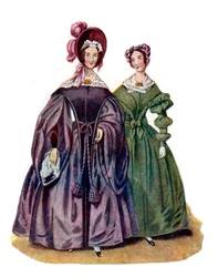 Sukienka bez zdobień, 1836, 1904
