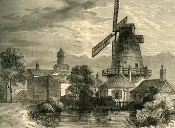 Młyn Aptekarski firmy Apothecaries, c1878.