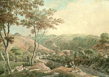 Zamek Drysllwyn, Carmarthenshire, ok. 1900.