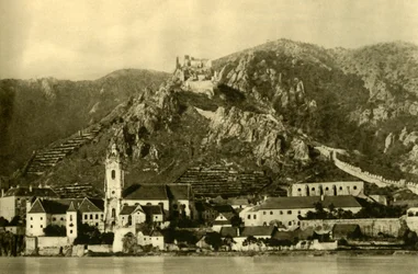 Dürnstein, Wachau, Dolna Austria, ok. 1935.