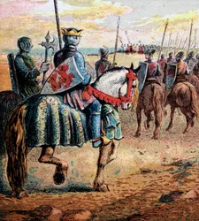 Książę Robert jedzie do Palestyny, XI wiek, ok. 1850