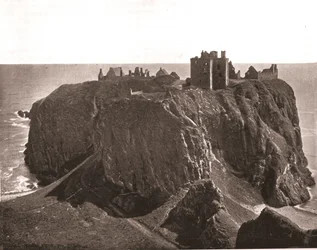 Zamek Dunnottar, Stonehaven, Szkocja, 1894.