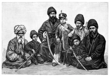 Wodzowie Durrani, Afganistan, 1895