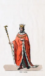 Earl of Surrey, projekt kostiumów do sztuki Szekspira, Henryk VIII, XIX w.