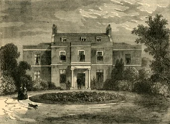 Earls Court House Dawniej John Hunters House, ok. 1876 r.