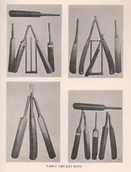 Wczesne nietoperze do krykieta, 1912
