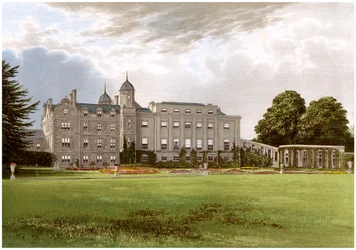Eastwell Park, niedaleko Ashford, Kent, siedziba księcia Edynburga, ok. 1880 r.