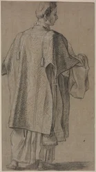 Duchowny widziany z tyłu, ok. 164548.