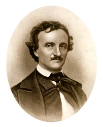 Edgar Allan Poe, amerykański poeta, autor opowiadań, redaktor i krytyk, 1909