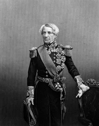 Edmund Lyons, 1. baron Lyons, brytyjski dowódca marynarki wojennej, ok. 1860 r.