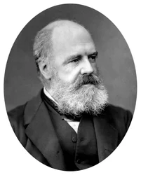 Edward Armitage, brytyjski malarz, profesor i wykładowca Akademii Królewskiej, 1877