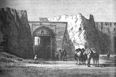 Eedgah lub North Gate, Candahar, ok. 1880 r.