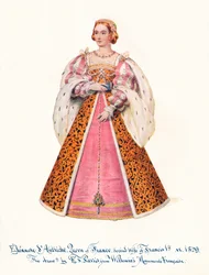 Eleonora Austriacka, królowa Francji, druga żona Franciszka 1, 1911.