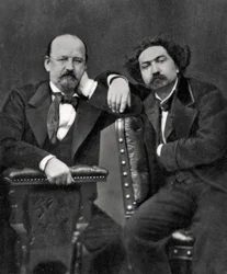 Emile Erckmann i Alexandre Chatrian, pisarze francuscy, 1887