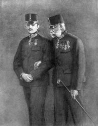 Cesarz Austrii Franciszek Józef I i arcyksiążę Karol Habsburg, 1926