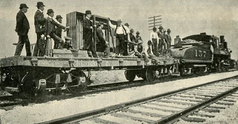 W drodze do studia na świeżym powietrzu, 1901.