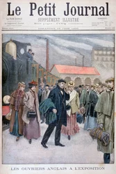 Anglicy odwiedzający Wystawę Powszechną 1900, Paryż, 1900