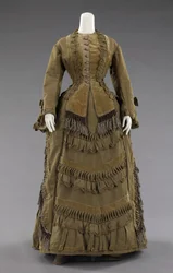 Ensemble, amerykański, ca. 1875.
