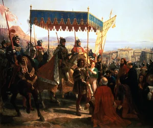 Wejście Karola VIII do Neapolu, 12 maja 1495 XIX wiek