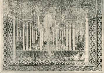 Wejście do Dworu Lwów, XIX w., 1907.