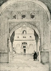 Wejście do Sali Barowej..., XIX w., 1907.