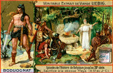 Epizody w historii Belgii do XIII wieku: Boduognatus, ok. 1900