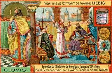 Epizody w historii Belgii do XIII wieku: Król Chlodwig I, ok. 1900