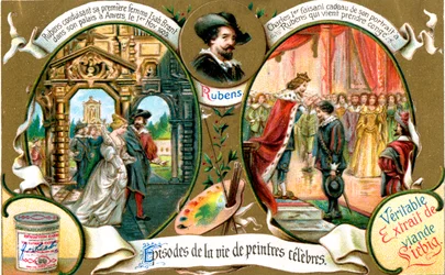 Epizody z życia sławnych malarzy: Rubens, ok. 1900