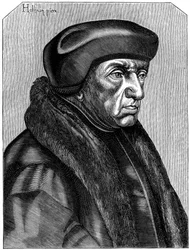Erasmus 1469-1536, holenderski humanista i teolog, XVI wiek 1849