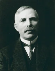 Ernest Rutherford 1871-1937, zdobywca nagrody Nobla, fizyk atomowy, c1908