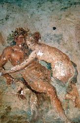 Mural erotyczny, Pompeje, Włochy