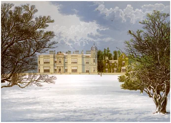 Eshton Hall, Yorkshire, dom Baroneta Wilsona, ok. 1880 r.