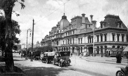 Stacja Konstytucji, Buenos Aires, Argentyna, ok. 1920