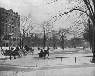 Euclid Avenue, Cleveland, Ohio, USA, ok. 1900.