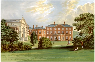 Everingham Park, Yorkshire, dom Lorda Herriesa, ok. 1880 r