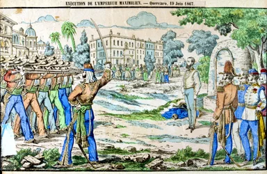 Egzekucja Maksymiliana, cesarza Meksyku, 19 czerwca 1867