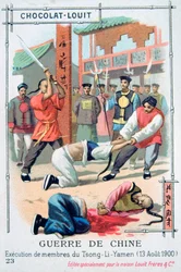 Egzekucja członków Tsong-Li-Yamen, Chiny, powstanie bokserów, 13 sierpnia 1900