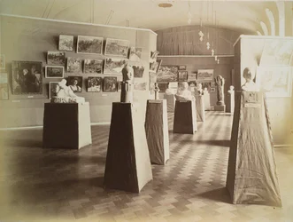 Sala wystawowa, Dom Towarzystwa Literacko-Artystycznego, Rosja, lata 1910